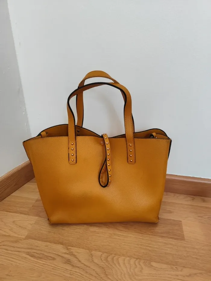Sac à main jaune