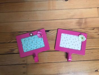 Lot de 2 Cadres porte  photo / manteau  Habitat