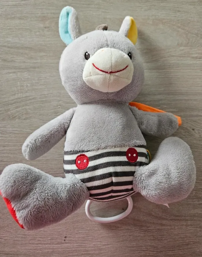 Peluche musicale Âne - photo numéro 2