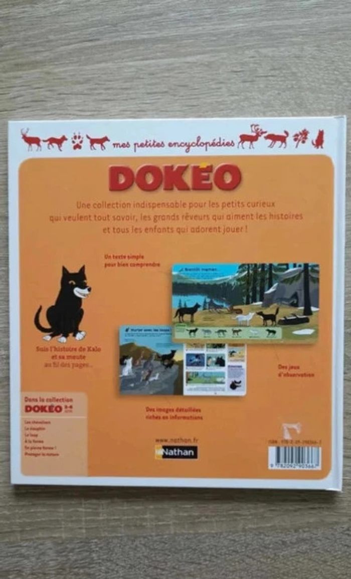 dokeo mes petites encyclopédies le loup nathan jeunesse Très bon état - photo numéro 2