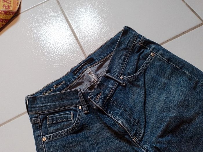 Short en jeans femme Bleu Zara - photo numéro 8