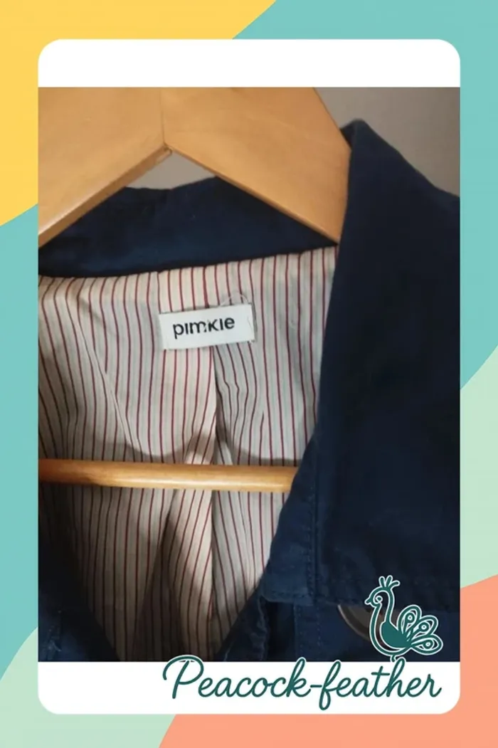 Veste caban bleue Pimkie 38 - photo numéro 7