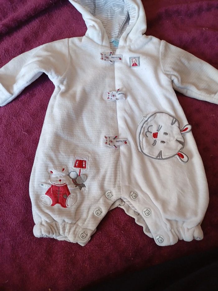 Combinaison grenouillère naissance - photo numéro 2