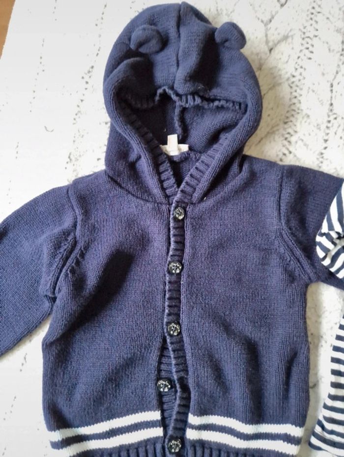 Ensemble 3 pièces grain de blé 9 mois - photo numéro 2