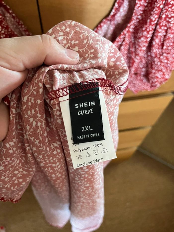 Robe fleuries manches courtes bouffantes Shein - photo numéro 7