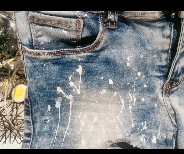 Mini short jeans T 40 🩳 - photo numéro 5