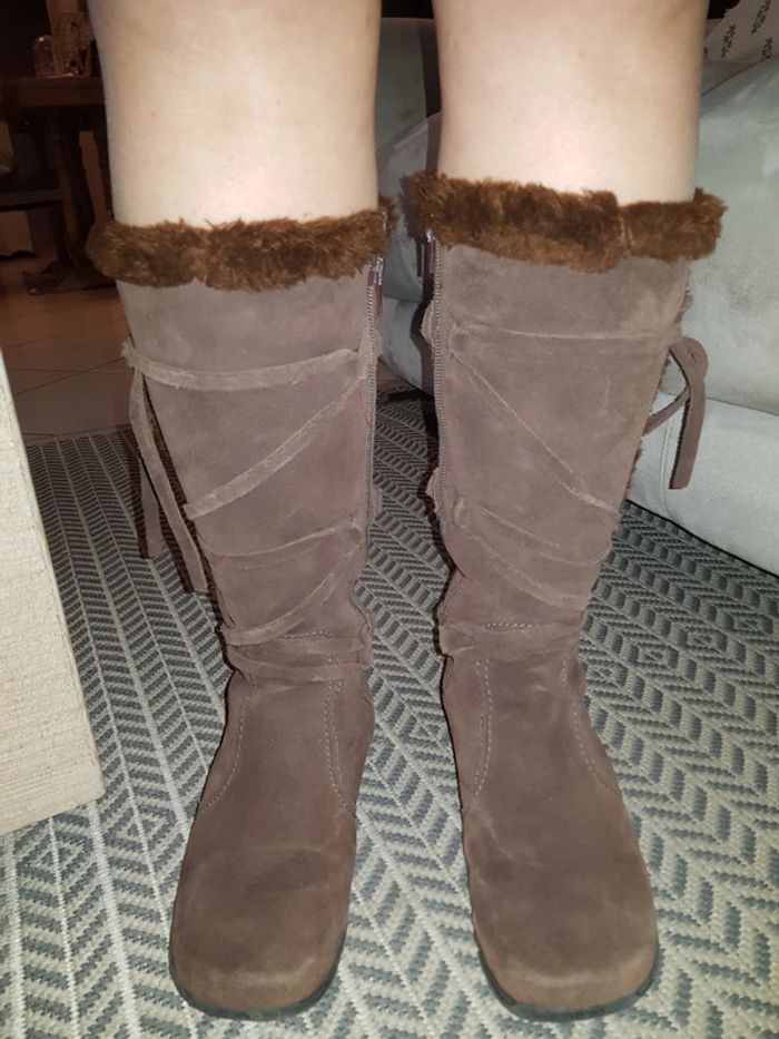 Bottes daim