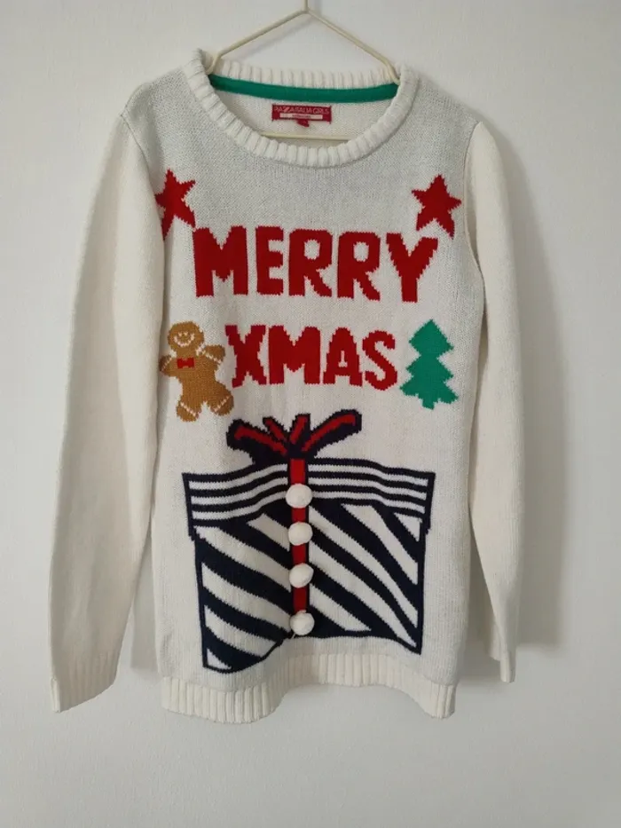 Pull fille Noël