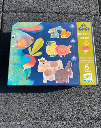 Puzzle géant x6 Djeco
