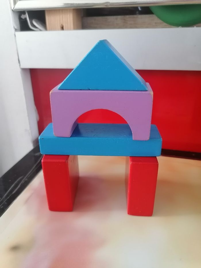 Cube en bois. - photo numéro 3