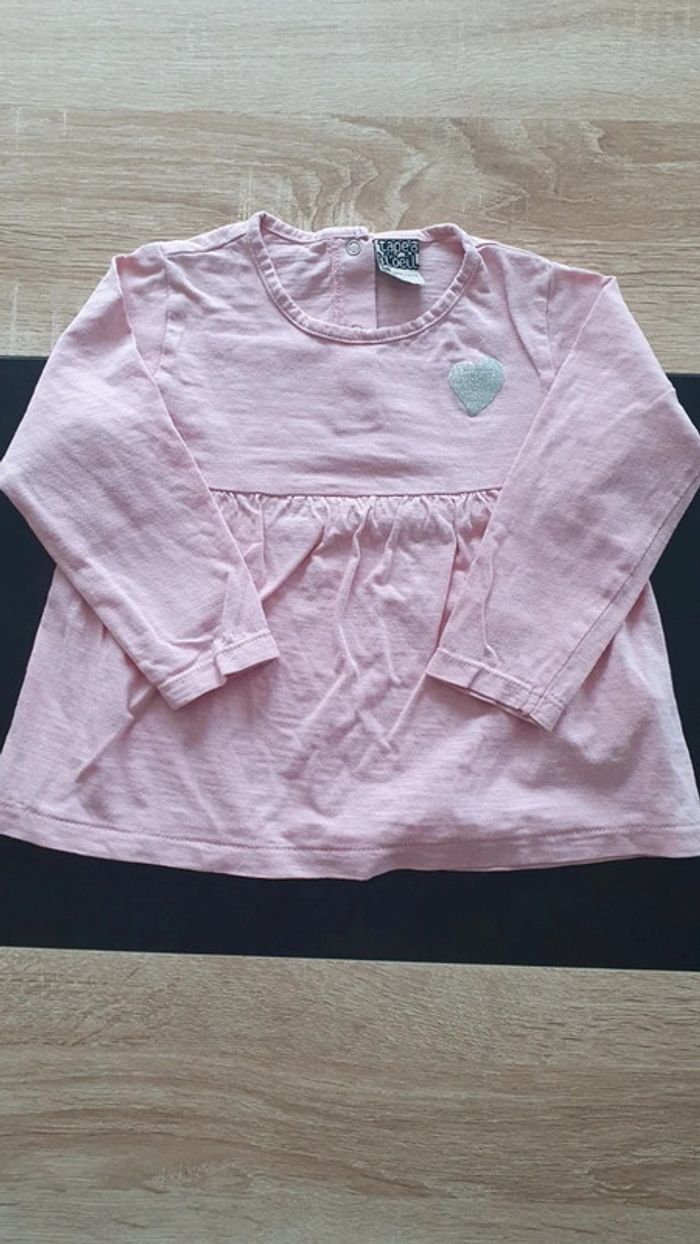 Lot de 4 tee-shirts manches longues 18 mois - photo numéro 3