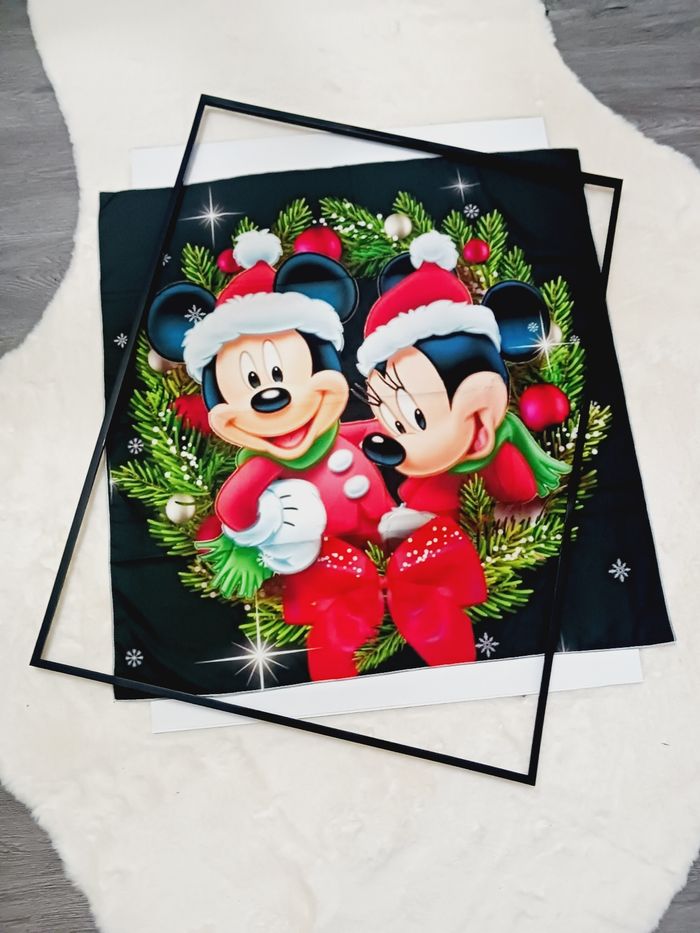 Decoration murale Impression sur toile tissus 70x70 neuf à encadrer