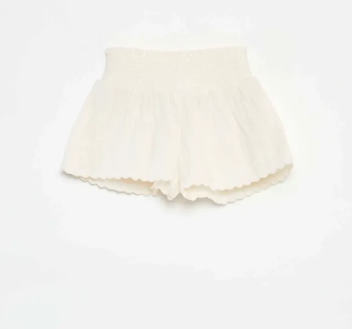 Short Kiabi brodé en gaze de coton 3 mois - photo numéro 4