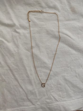 Collier initiale G