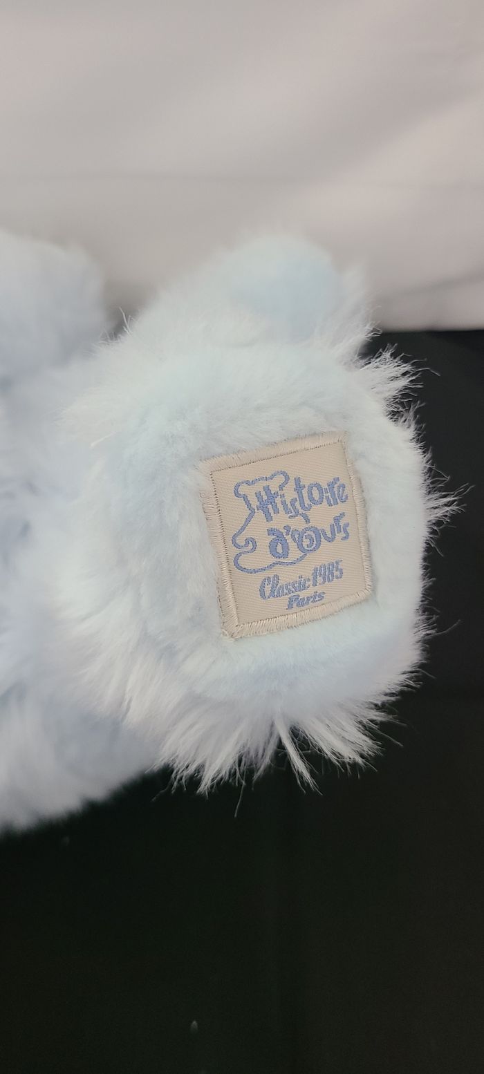 peluche ours bleu histoire d'ours - photo numéro 3