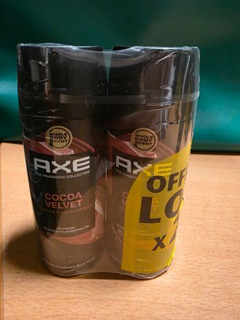 Lot 2 Axe Cocoa Velvet
