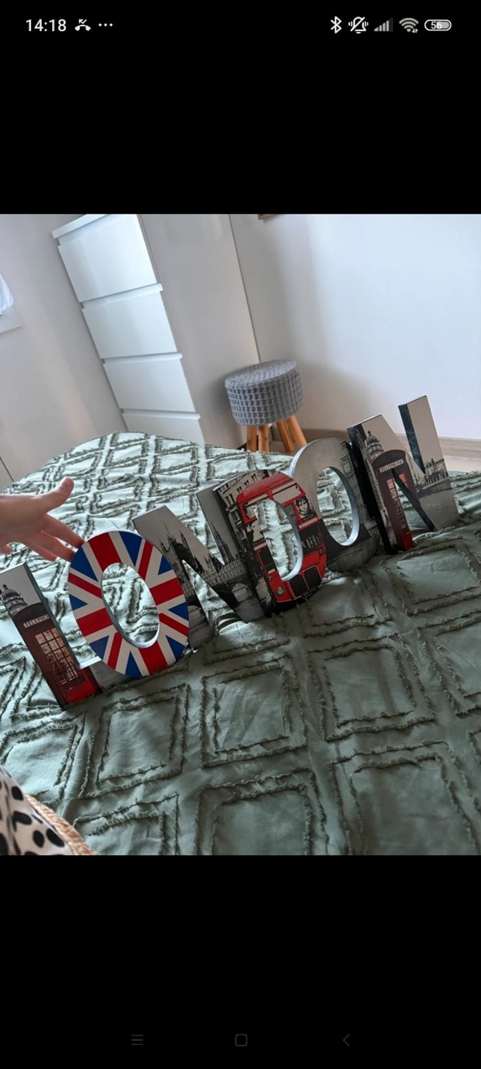 Décoration plaque murale London