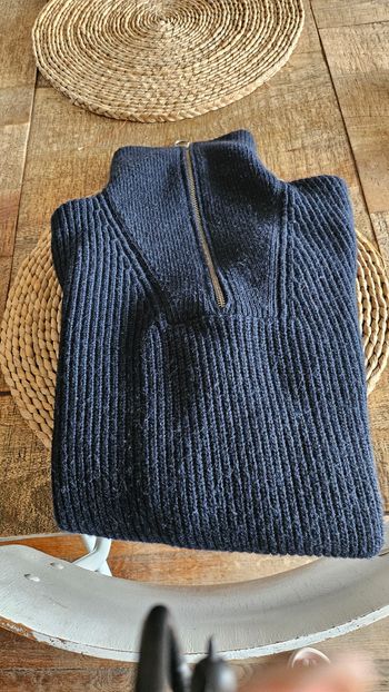 Pull Camionneur Bleu