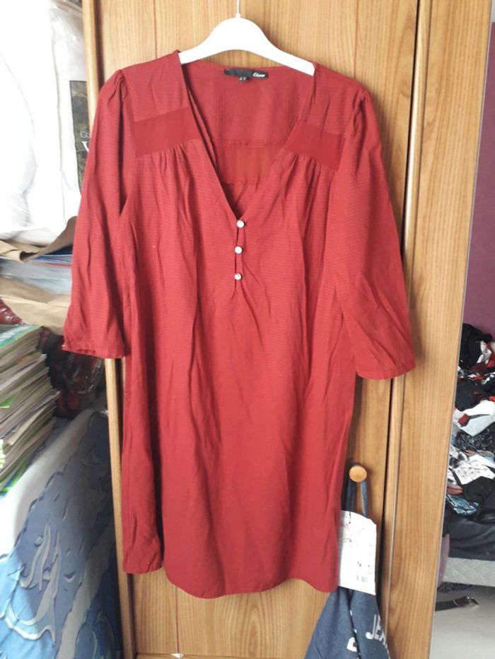 Robe liquette Bordeaux etam - photo numéro 2