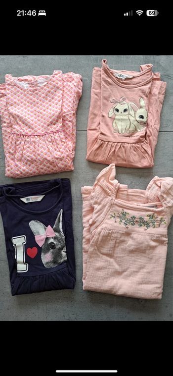 Lot de 4 robes 4 ans
