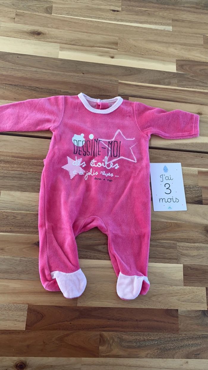Lot de 3 pyjamas velours - photo numéro 7