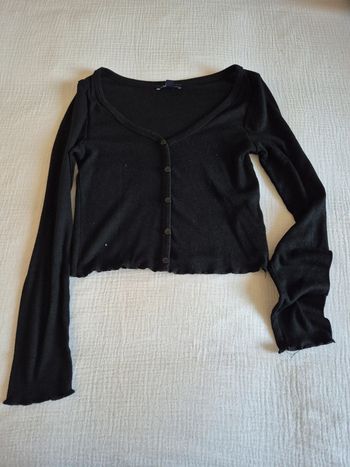 Top court manches longues Kiabi XS noir