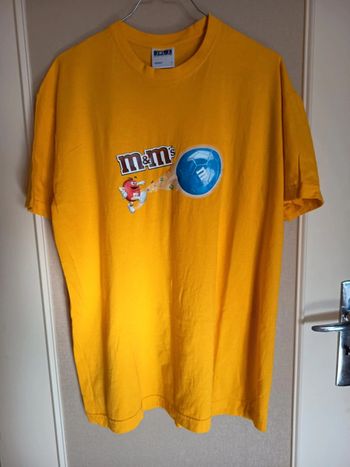 Tee-shirt publicitaire. "M&M'S" - Marque Sol's