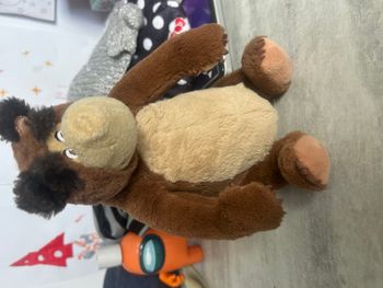 peluche ours masha et michka taille 23 cm