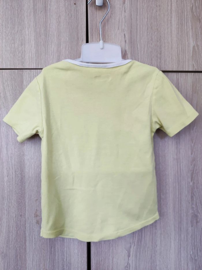 T Shirt jaune citron Kiabi 5 ans - photo numéro 3