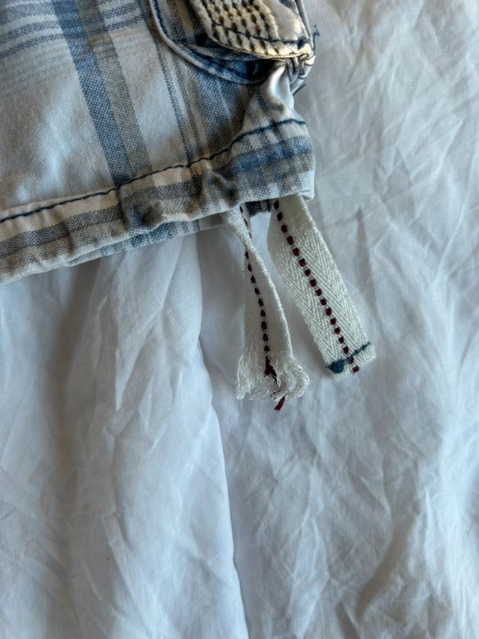 Short à carreau style jeans 4 ans the best fashion - photo numéro 5