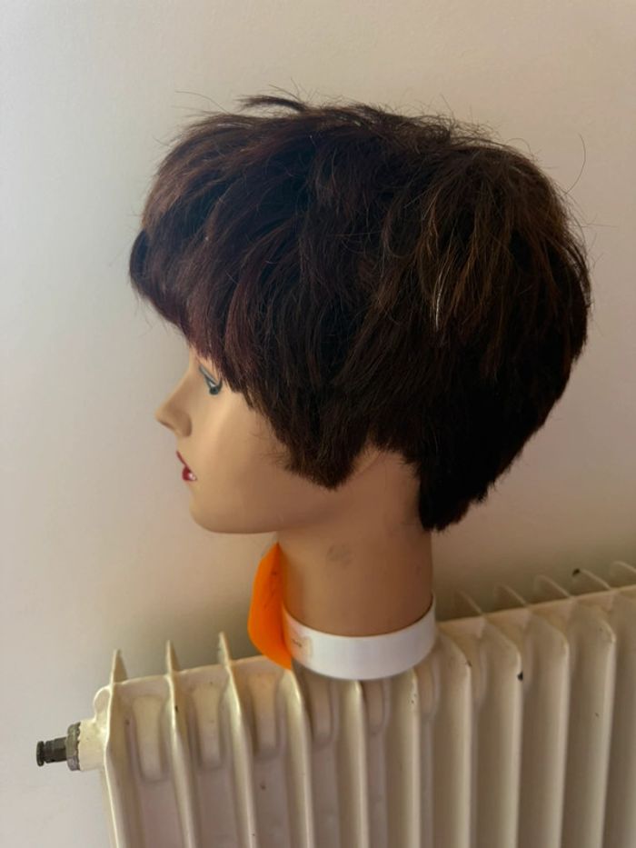 Tête malléable professionnelle de coiffure - Idéale formation/entraînement - photo numéro 4