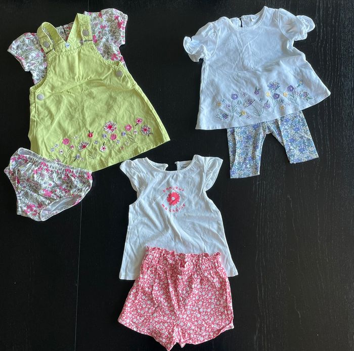 Lot 3 ensembles d’été de 12 mois