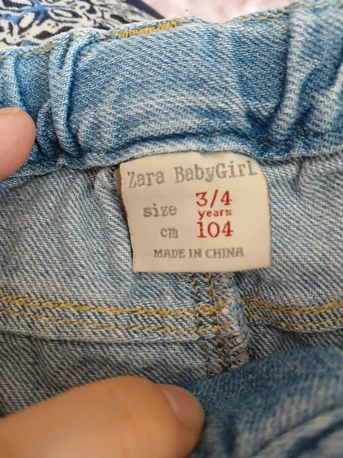 Jupe en jean zara babygirl - photo numéro 3