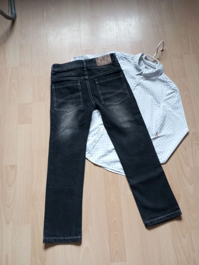 Beau jeans effet used 10 ans 🍀 Gémo 🍀 neuf - photo numéro 5