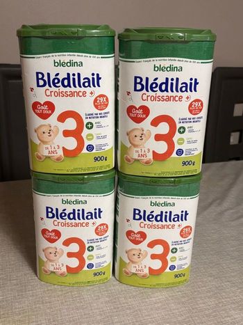 Lait bledilait croissance 3 em âge 4 boites