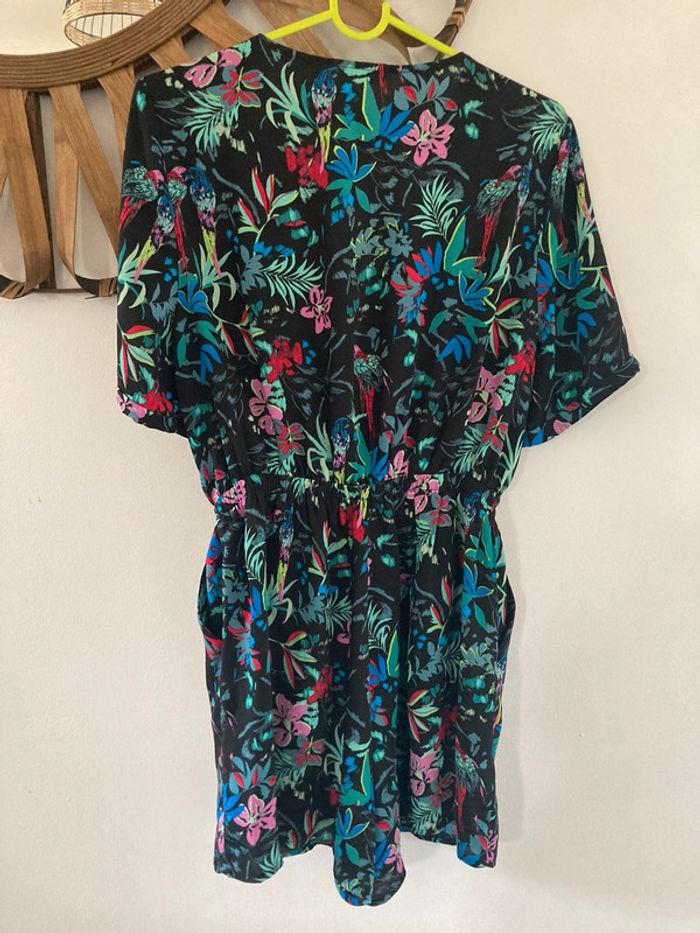 Combi short noir et fleuris taille 38 - photo numéro 8