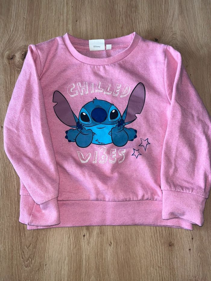 Sweat Stitch Disney Rose Taille 4 ans