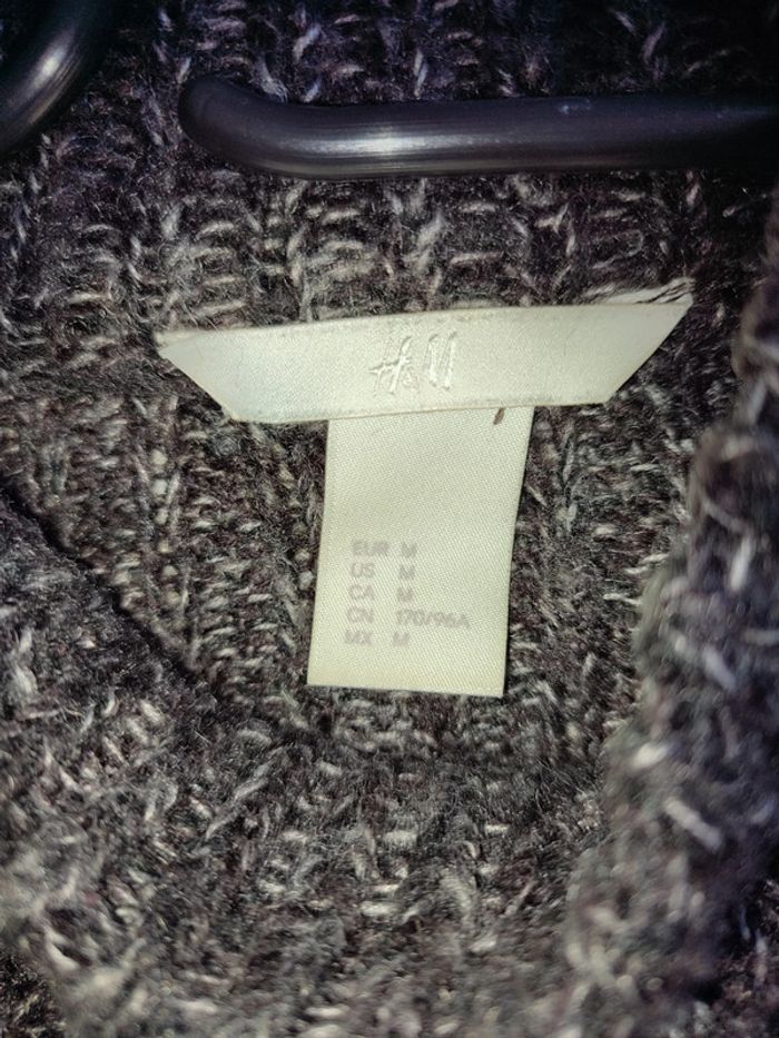 Pull a col, à fente sur côté, oversize - photo numéro 3