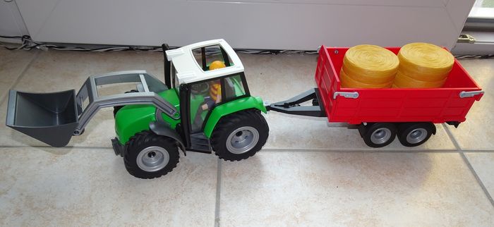 Playmobil Country 6130 Tracteur avec pelle et remorque