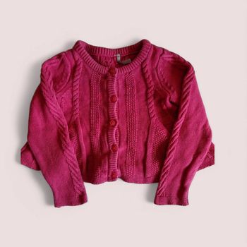 🩷 Gilet rose pour fille taille 3 ans