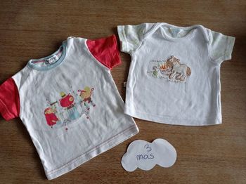2 Tee-shirts 3 mois