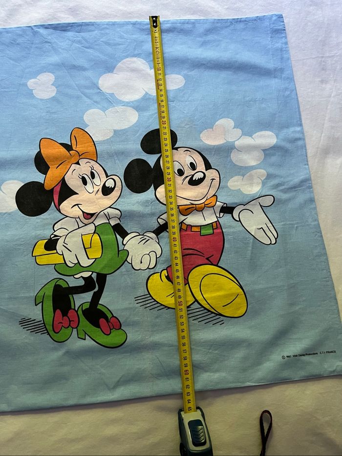 Taie d’oreiller vintage Disney Mickey et Minnie - photo numéro 4