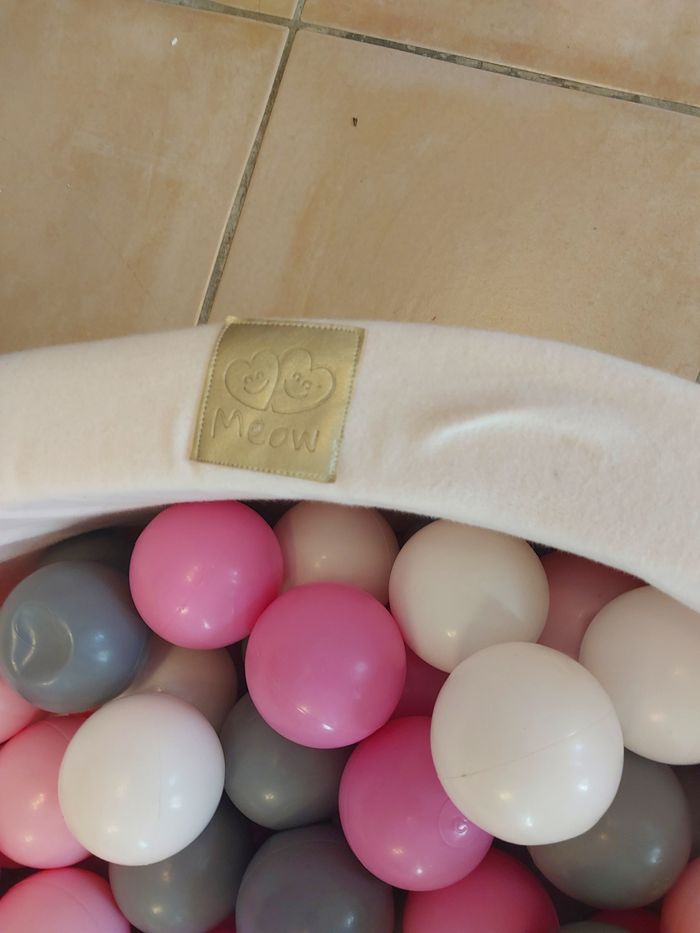 Piscine à balles rose Meow - photo numéro 5