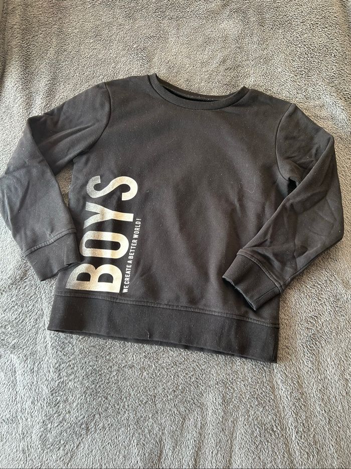 Sweat noir « boys »