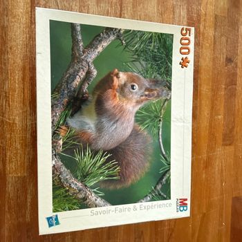 Puzzle, 500 pièces écureuils