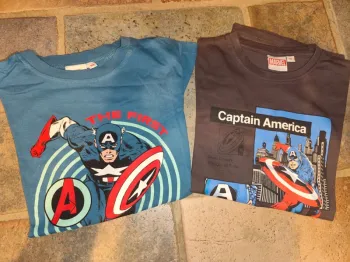 2 t-shirt Captain America