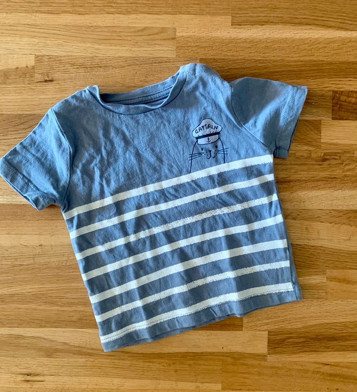 Lot de 2 tee shirts MC bout chou 6 mois - photo numéro 2