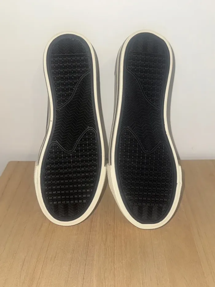 Baskets basses femme noires vernies – Style casual chic – Pointure 37 - photo numéro 5