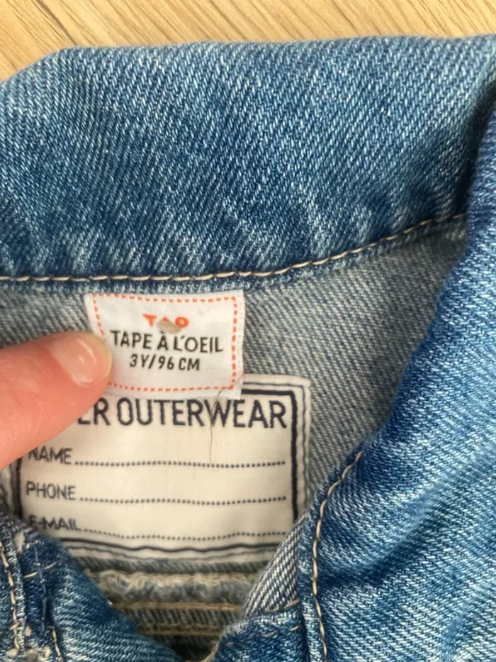 Veste en jeans 3 ans TAO - photo numéro 2