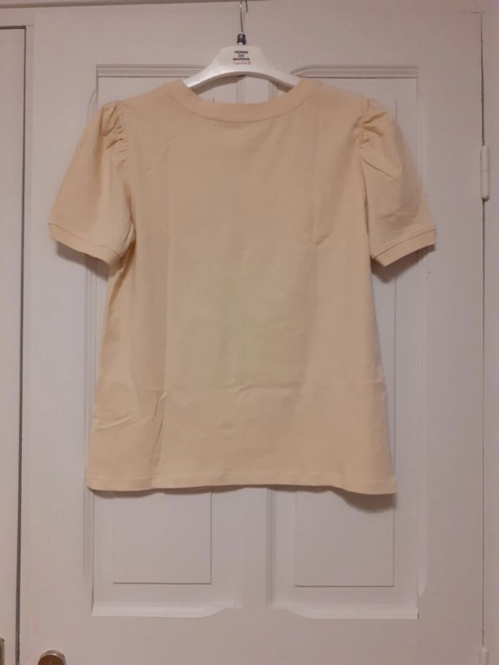 Tee-shirt  crème  taille L gemo - photo numéro 7